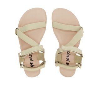Barefoot Sandals - Be Lenka Flexi - Beige Green